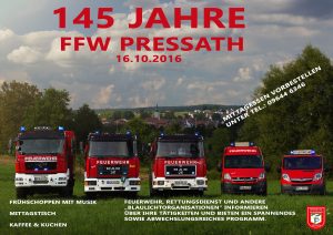 Read more about the article 145 Jahre FFW Pressath – Ein Grund zum Feiern!
