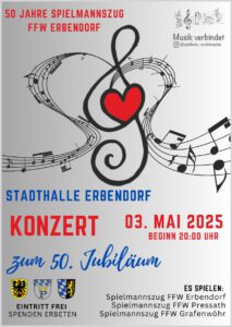Mehr über den Artikel erfahren 50 Jahre Spielmannszug Erbendorf