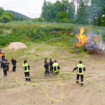 Übung KFW: Brandbekämpfung
