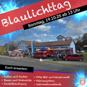 Mehr über den Artikel erfahren Blaulichttag 19.10.2025